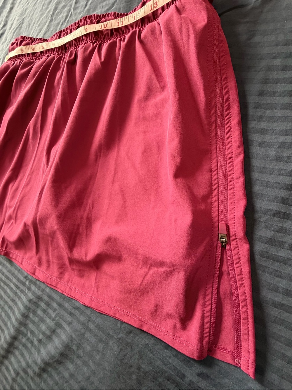 Sincerely Jules Raspberry Pink Active Skort with Side Zip - Women’s Large